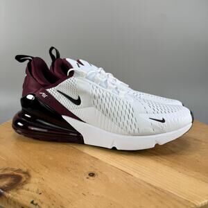 Nike Air Max 270 ‘Night Maroon/White’ Men’s Size 13 Shoes Sneakers FN6858-681